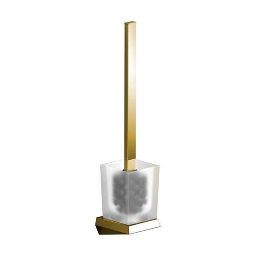 Toiletborstelhouder Sapho Soul Hangend Vierkant 8.8x41.5x8.6 cm Goud 