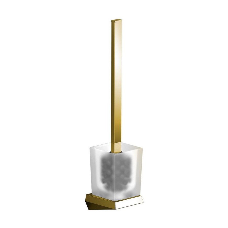 Toiletborstelhouder Sapho Soul Hangend Vierkant 8.8x41.5x8.6 cm Goud