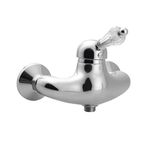 Opbouw Douchekraan Sapho Kirké Mengkraan Retro Kristal 1-hendel Chroom 