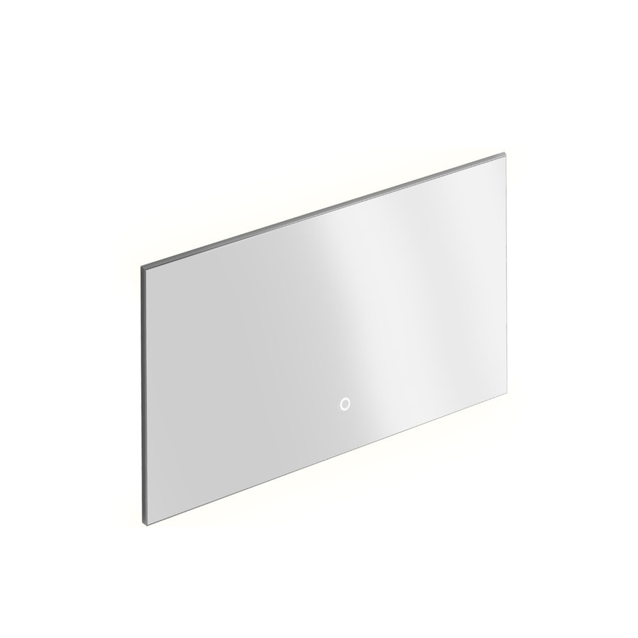 Badkamerspiegel Xenz Garda 120x70 cm Verlichting aan Onder- en Bovenzijde en Spiegelverwarming