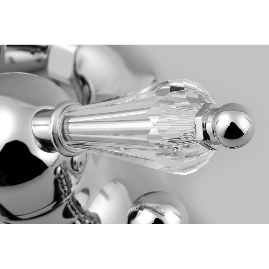 Opbouw Badkraan Sapho Kirk� Mengkraan Retro Kristal 1-hendel 11.5 cm Chroom