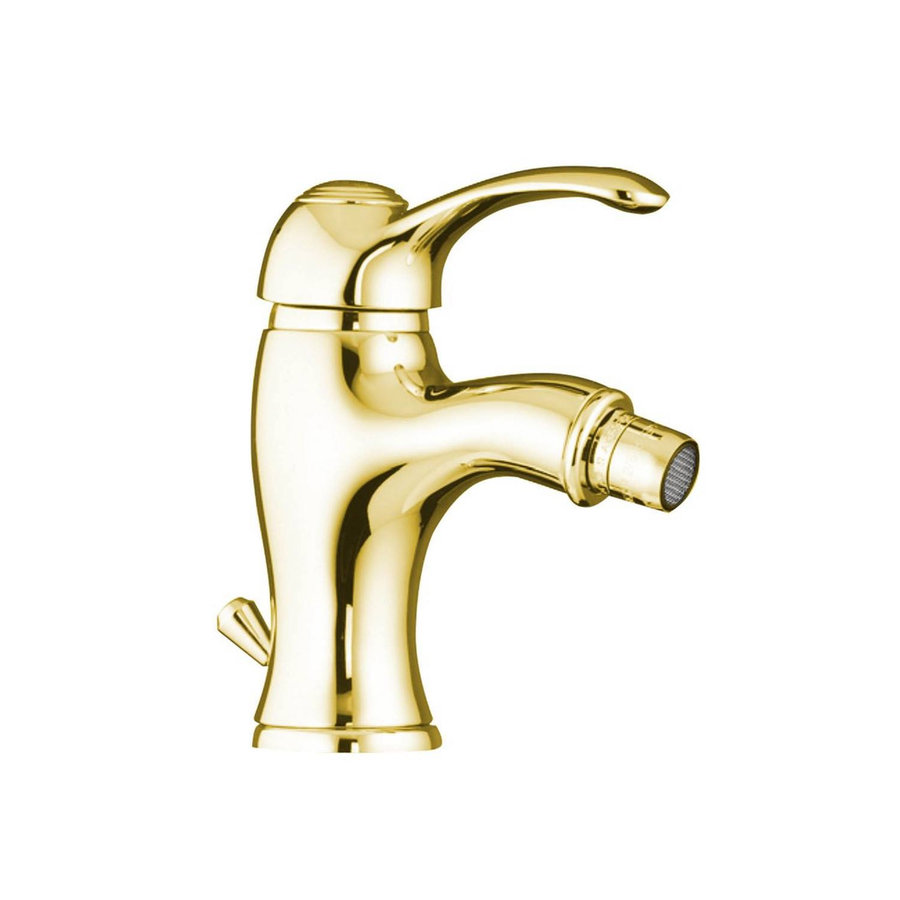 Bidetmengkraan Sapho Kirk� 1-hendel Gebogen 16.6 cm Goud (incl. clickwaste)