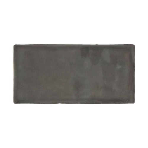 Wandtegel Atlas Graphite Brillo 7.5x15 cm Glans Antraciet (prijs per m2) 