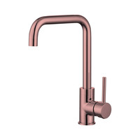 Keukenmengkraan Best Design Lyon Uitloop Gebogen 31.7 cm 1-hendel Mat Rose Goud