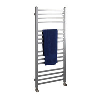 Handdoekradiator Sapho Metro Recht 45x89 cm Zilver