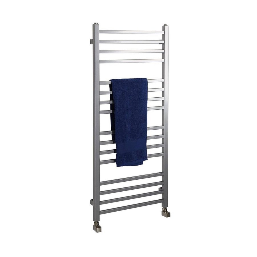 Handdoekradiator Sapho Metro Recht 50x120 cm Zilver