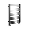 Sapho Handdoekradiator Sapho Egeon Gebogen 59.5x81.8 cm Antraciet