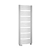 Sapho Handdoekradiator Sapho Egeon Gebogen 59.5x174.2 cm Zilver