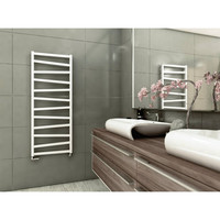 Designradiator Sapho Zig Recht 50x133.4 cm 490W Wit