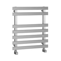 Handdoekradiator Sapho Truva Recht 50x54.5 cm Geborsteld RVS