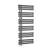 Designradiator Sapho Silvana Recht 50x123.6 cm 561W Antraciet