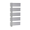 Designradiator Sapho Silvana Recht 50x123.6 cm 561W Zilver