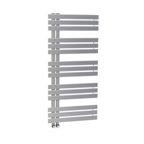 Designradiator Sapho Silvana Recht 50x123.6 cm 561W Zilver 