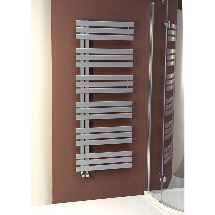 Designradiator Sapho Silvana Recht 60x150 cm 771W Zilver