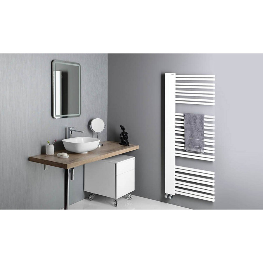 Designradiator Sapho Altalena Recht 60x161 cm 885W Wit