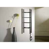 Elektrische Handdoekradiator Sapho Karbo 40x112 cm Zwart