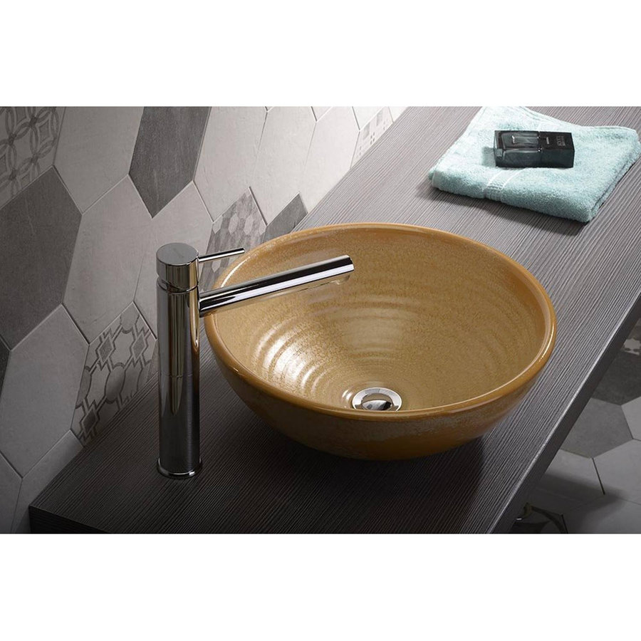 Wastafelmengkraan Sapho Rhapsody 1-hendel Recht Hoog 29.2 cm Chroom