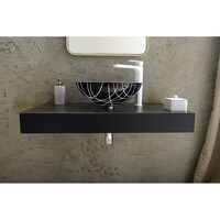 Wastafelmengkraan Sapho Spy 1-hendel Recht Hoog 29.8 cm Mat Wit