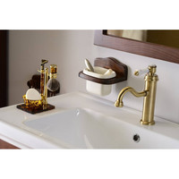 Wastafelmengkraan Sapho Vienna 1-hendel Gebogen 21.8 cm Brons (incl. pop-up waste)