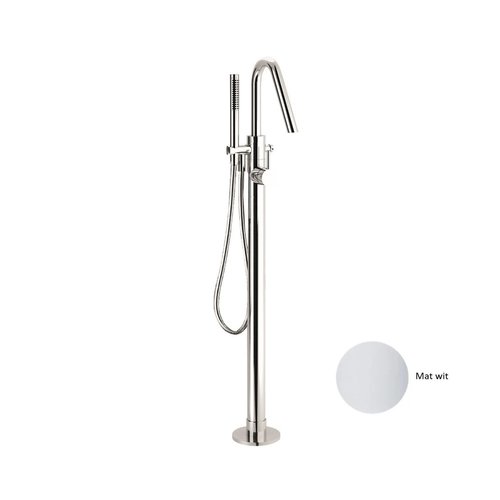 Vrijstaand Badmengkraan Sanimex Giulini Badset Incl. Handdouche Mat Wit  Vrijstaand Badmengkraan Sanimex Giulini Badset Incl. Handdouche Mat Wit