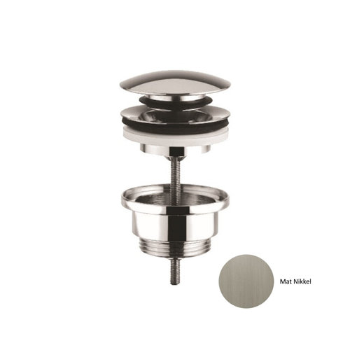 Clickwaste Sanimex Giulini Zonder Overloop 5/4 Mat Nikkel 