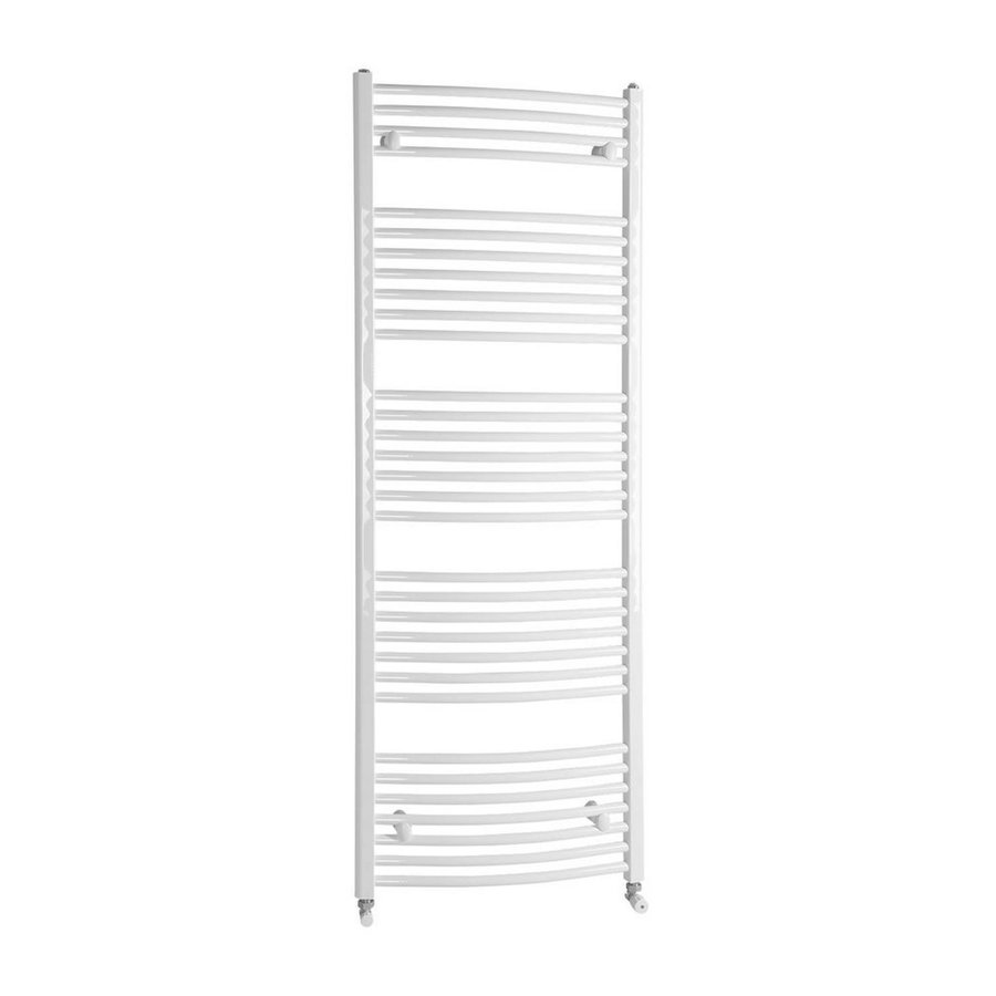 Handdoekradiator Sapho Orbit Gebogen 45x170 cm 732W Wit