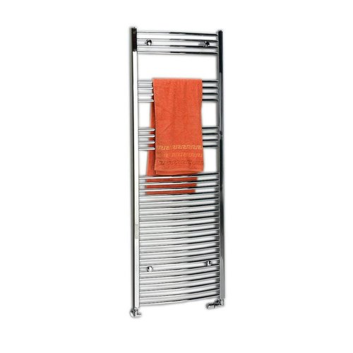 Handdoekradiator Sapho Alya Gebogen 50x111.8 cm 428W Chroom 