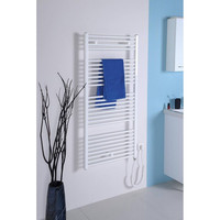 Elektrische Handdoekradiator Sapho Recht 45x97 cm 415W Wit