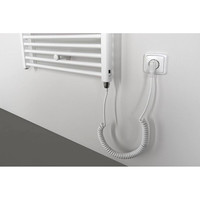 Elektrische Handdoekradiator Sapho Recht 45x97 cm 415W Wit