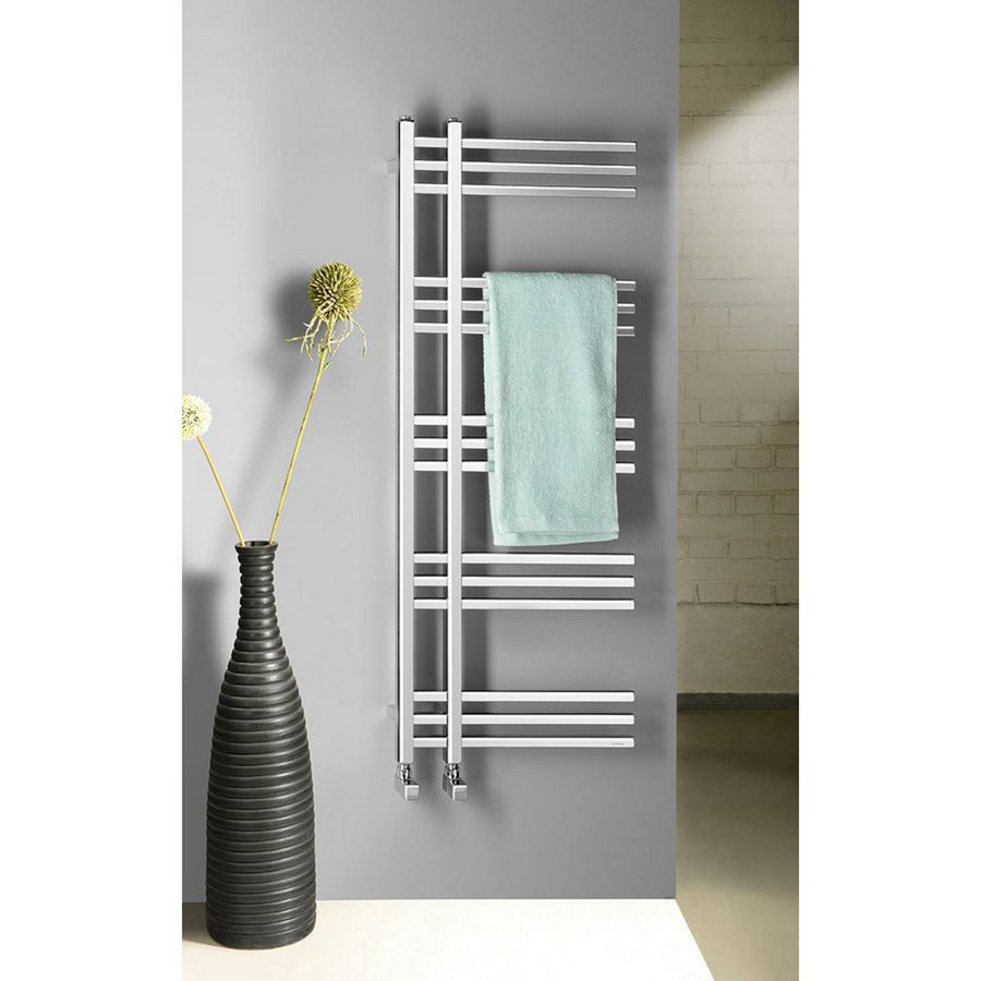 Handdoekradiator Sapho Magdalena Recht 50x120 cm 408W Chroom