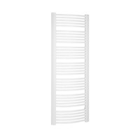 Handdoekradiator Sapho Egeon Gebogen 59.5x174.2 cm Wit
