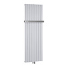 Sapho Designradiator Sapho Colonna Recht Middenaansluiting 60.2x180 cm 1205W Zilver