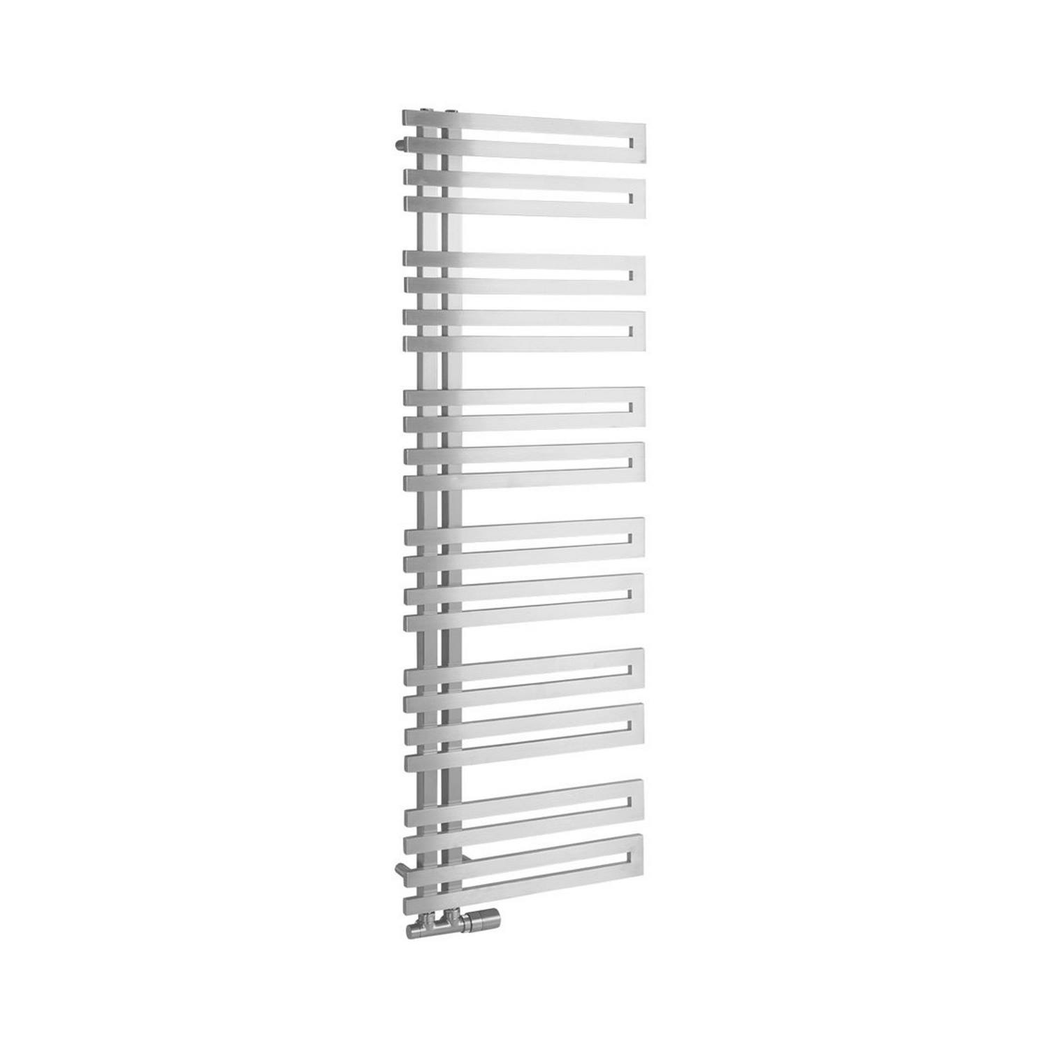 Designradiator Sapho Volga Recht 50x150 cm 465W Geborsteld RVS Sapho