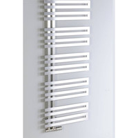 Designradiator Sapho Volga Recht 50x123.8 cm 311W Geborsteld RVS