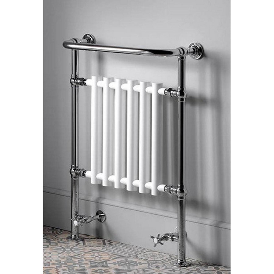 Handdoekradiator Sapho Cork 67.5x96 cm 550W Chroom / Wit