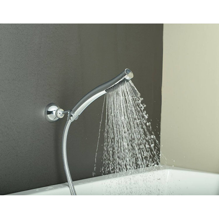 Losse Handdouche Sapho 1-stand Regen Gebogen 24.5 cm Chroom