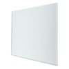 Aqua Splash Ventilatierooster Design BWS Ventilatie Vierkant 10cm Vlak Glas Mat Wit