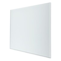 Ventilatierooster Design BWS Ventilatie Vierkant 10cm Vlak Glas Mat Wit