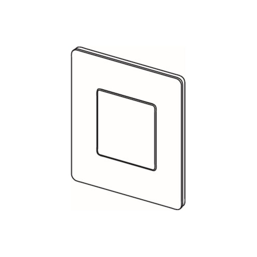 Urinoir Bedieningsplaat TECE Solid 10,4x12,4 cm Mat Wit inclusief Cartouche