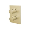 Herzbach Inbouw Douchekraan 2-Weg Herzbach Design IX Thermostatisch PVD-Coating Messing Goud