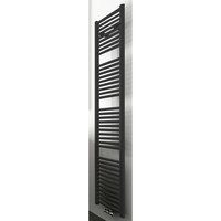 Radiator Wiesbaden Elara 181,7x45 cm Midden-Onder Aansluiting Mat Zwart (830 Watt)