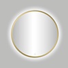 Best Design Badkamerspiegel Best Design Venetië Nancy LED Verlichting 60x60 cm Rond Mat Goud