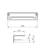 Planchet Herzbach Design IX PVD-Coating 30 cm Zwart