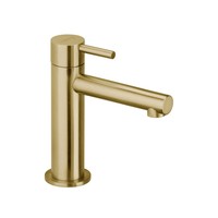 Fonteinkraan Herzbach Design IX 14,8 cm PVD-Coating Messing Goud (zonder waste)