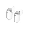 Sapho Handdoekhaak 2PCS Sapho Zero 6.3x3 cm Chroom