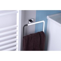 Handdoekhouder Sapho Apollo Rechthoekig 22.6x14.7 cm Chroom