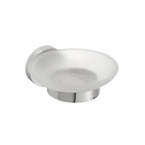 Zeephouder Sapho X-Round Hangend 11x5.5 cm Melkglas / Chroom 