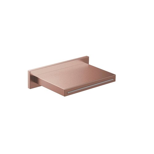 Waterval Wanduitloop Herzbach Living Spa PVD-Coating 15,1 cm Koper 