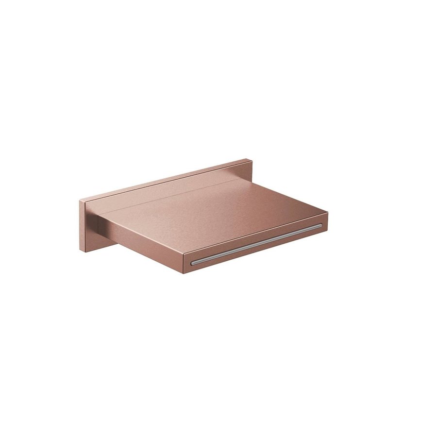 Waterval Wanduitloop Herzbach Living Spa PVD-Coating 15,1 cm Koper