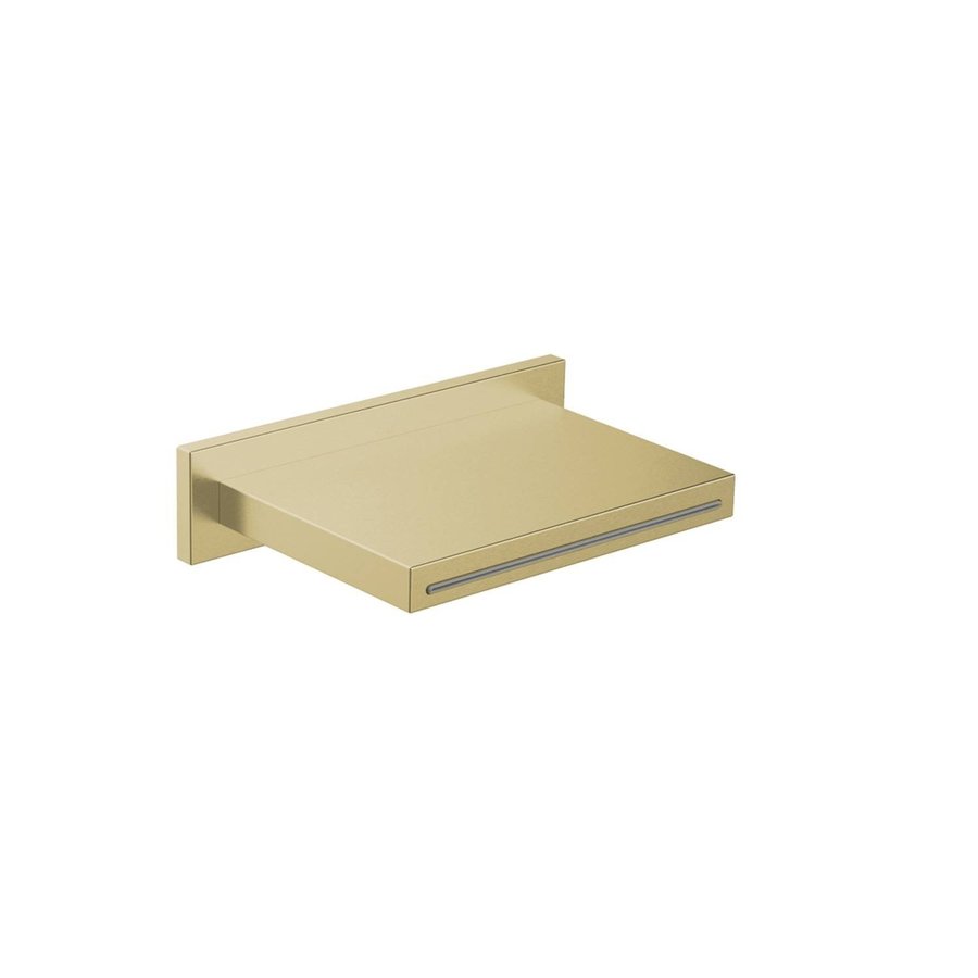 Waterval Wanduitloop Herzbach Living Spa PVD-Coating 15,1 cm Messing Goud